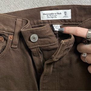 Abercrombie and Fitch, Curved love, 90’s straight ultra high rise